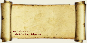 Zorana Simjanović vizit kartica